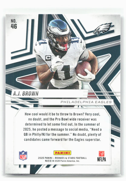 2025 Panini Rookies & Stars #46 A.J. Brown