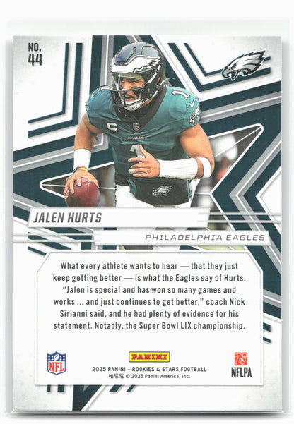 2025 Panini Rookies & Stars #44 Jalen Hurts