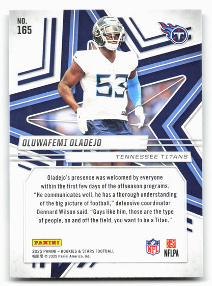 2025 Panini Rookies & Stars #165 Oluwafemi Oladejo