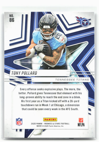 2025 Panini Rookies & Stars #86 Tony Pollard