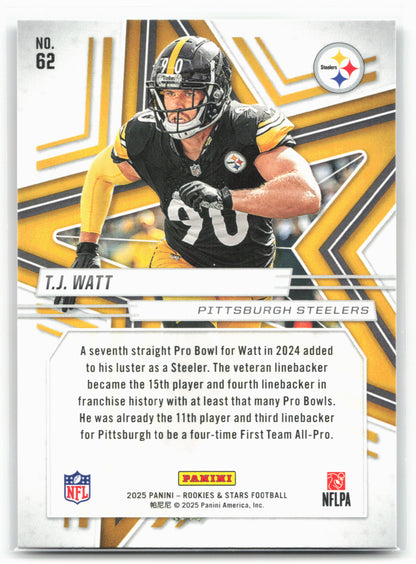 2025 Panini Rookies & Stars #62 T.J. Watt