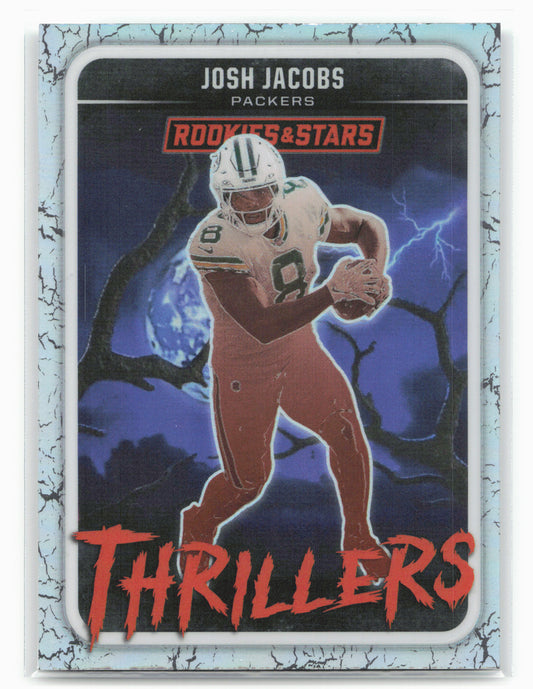 2025 Panini Rookies & Stars #6 Josh Jacobs Thrillers Silver
