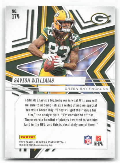 2025 Panini Rookies & Stars #174 Savion Williams