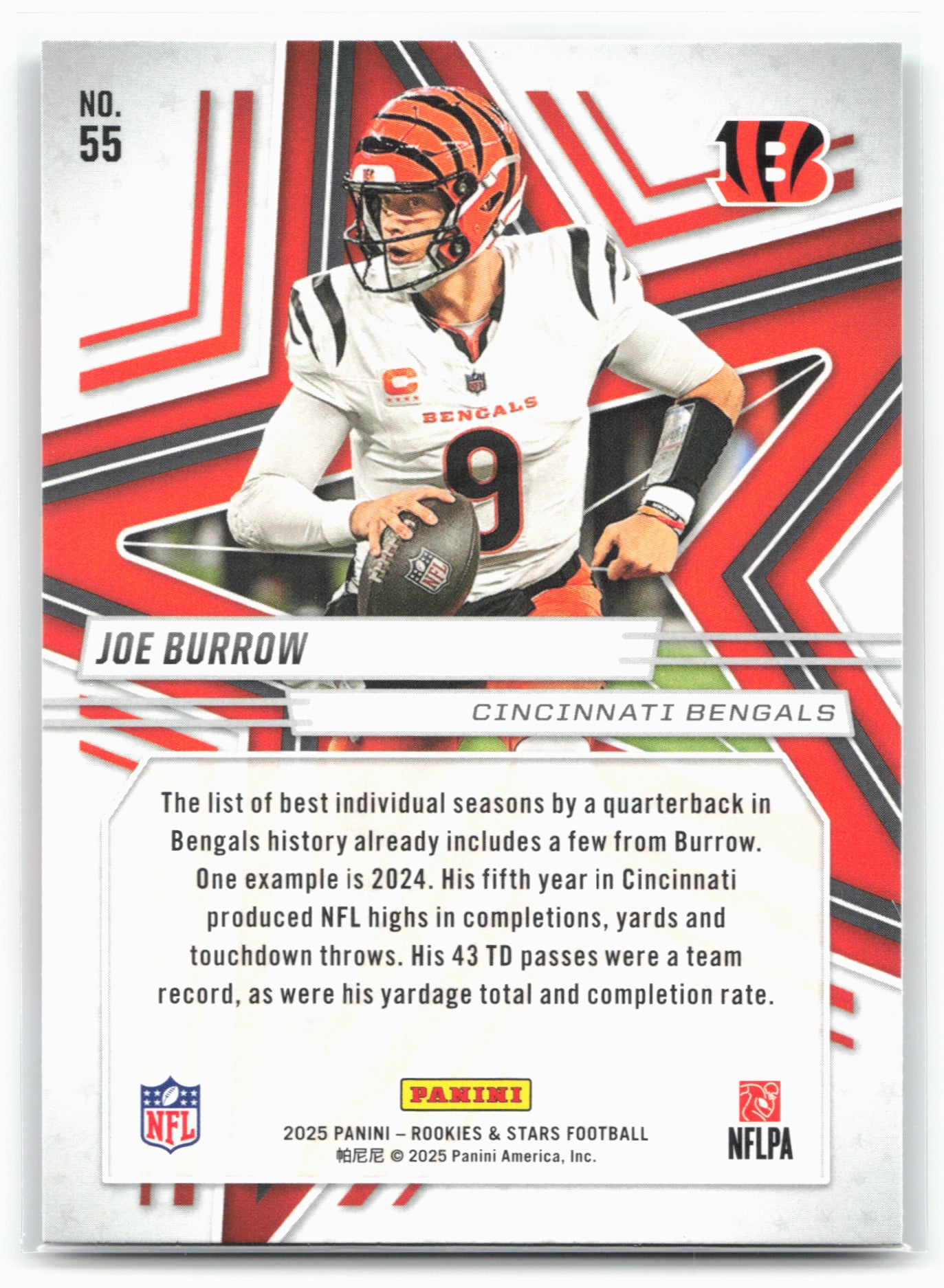 2025 Panini Rookies & Stars #55 Joe Burrow