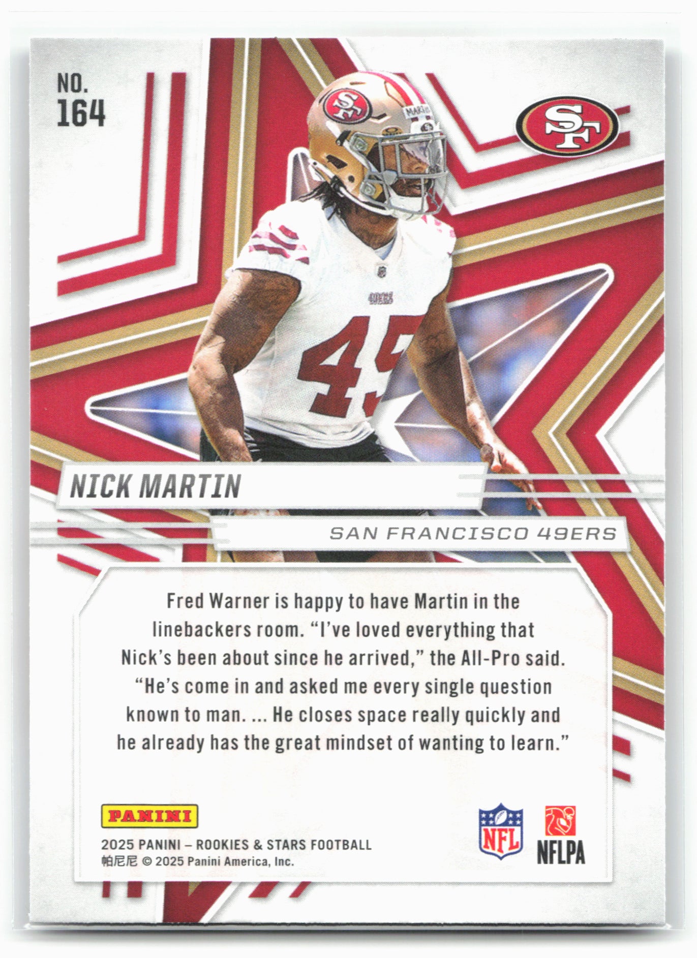 2025 Panini Rookies & Stars #164 Nick Martin