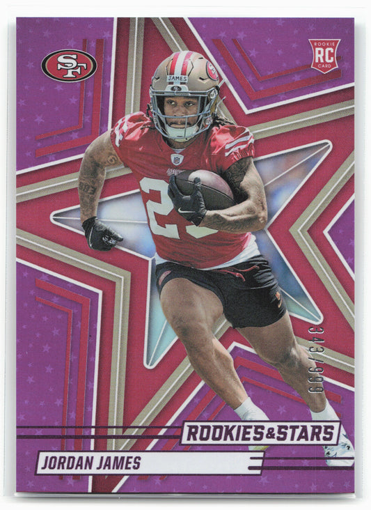 2025 Panini Rookies & Stars #144 Jordan James Purple #/999