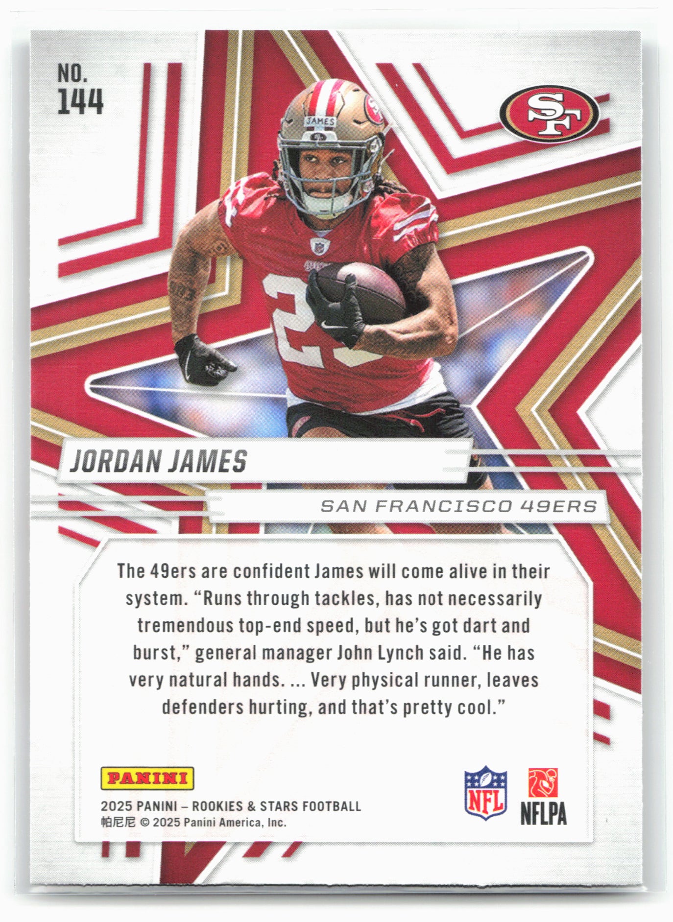 2025 Panini Rookies & Stars #144 Jordan James