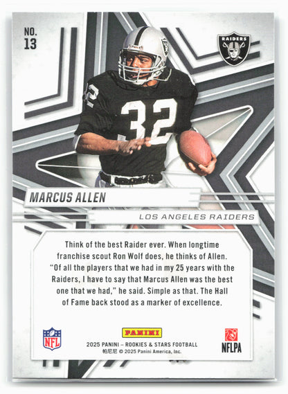 2025 Panini Rookies & Stars #13 Marcus Allen