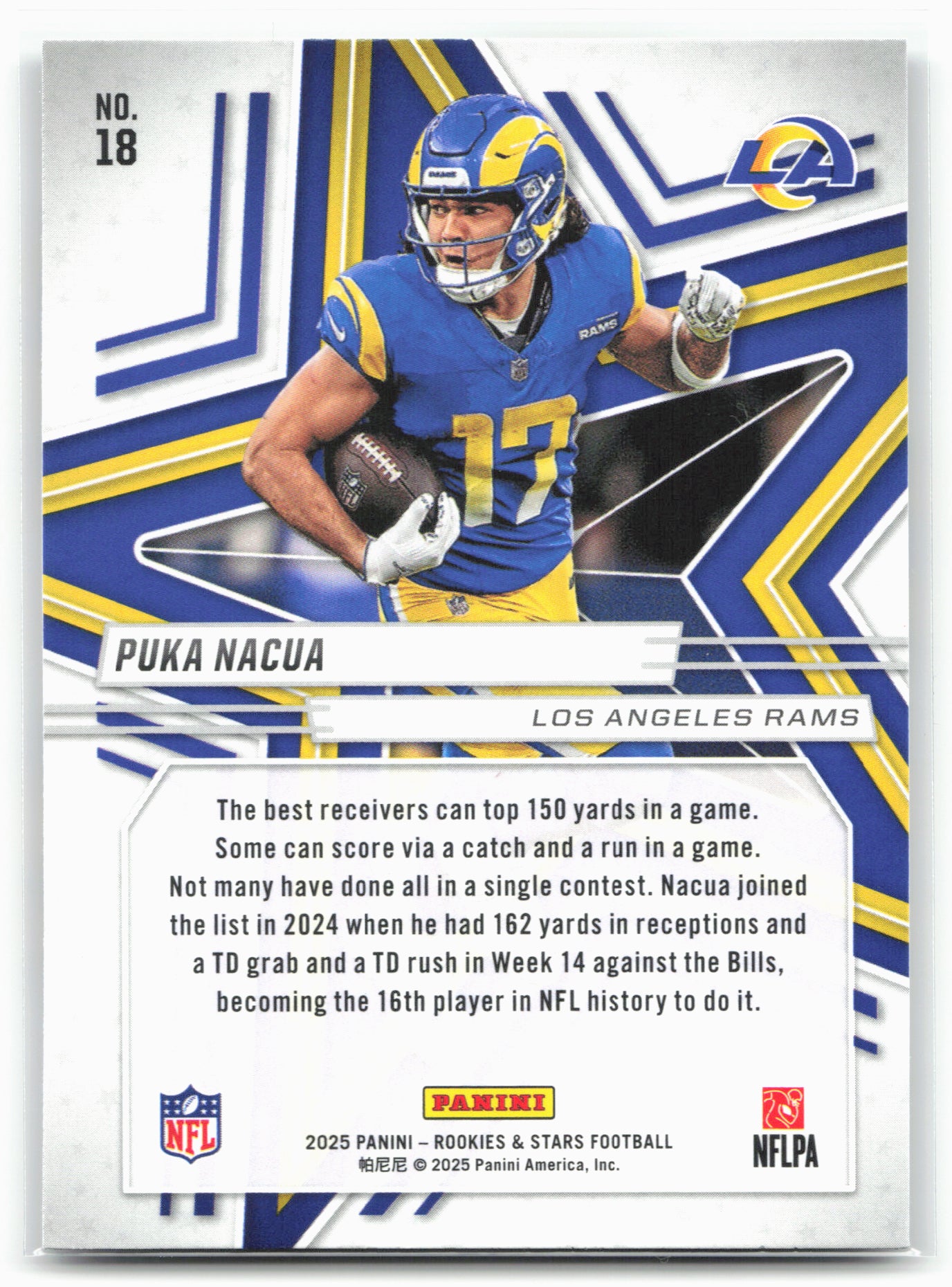 2025 Panini Rookies & Stars #18 Puka Nacua