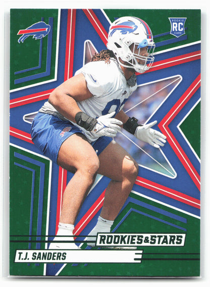 2025 Panini Rookies & Stars #180 T.J. Sanders Green