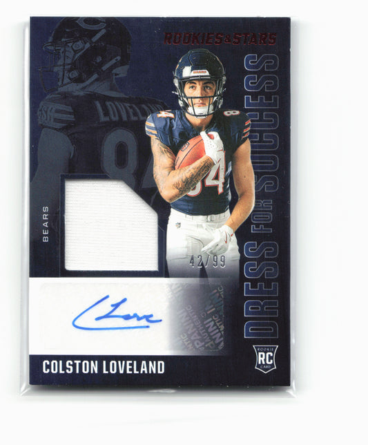 2025 Panini Rookies & Stars #DFS-CLD Colston Loveland Dress for Success #/99