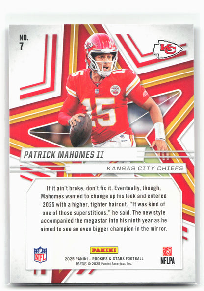 2025 Panini Rookies & Stars #7 Patrick Mahomes II