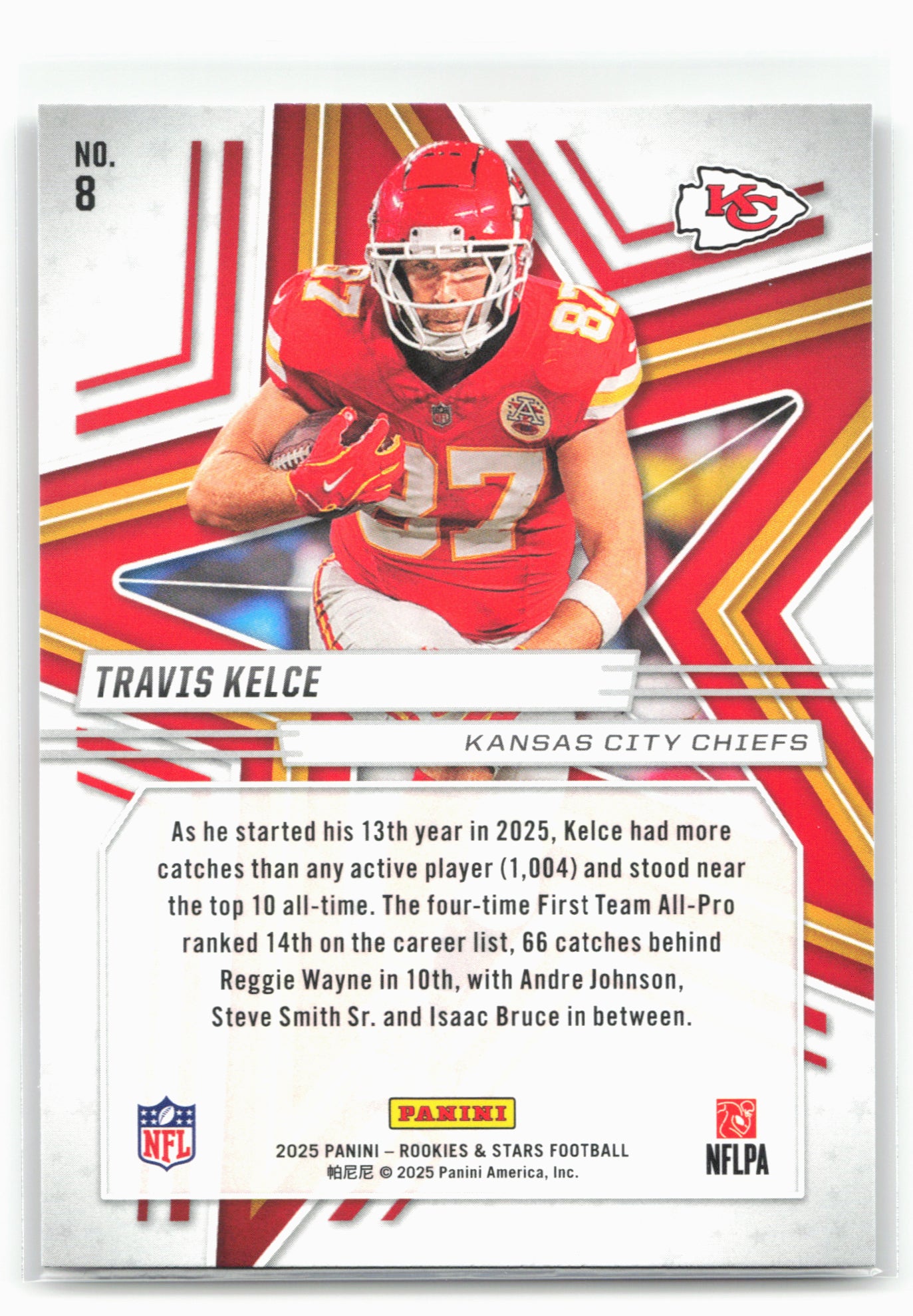 2025 Panini Rookies & Stars #8 Travis Kelce