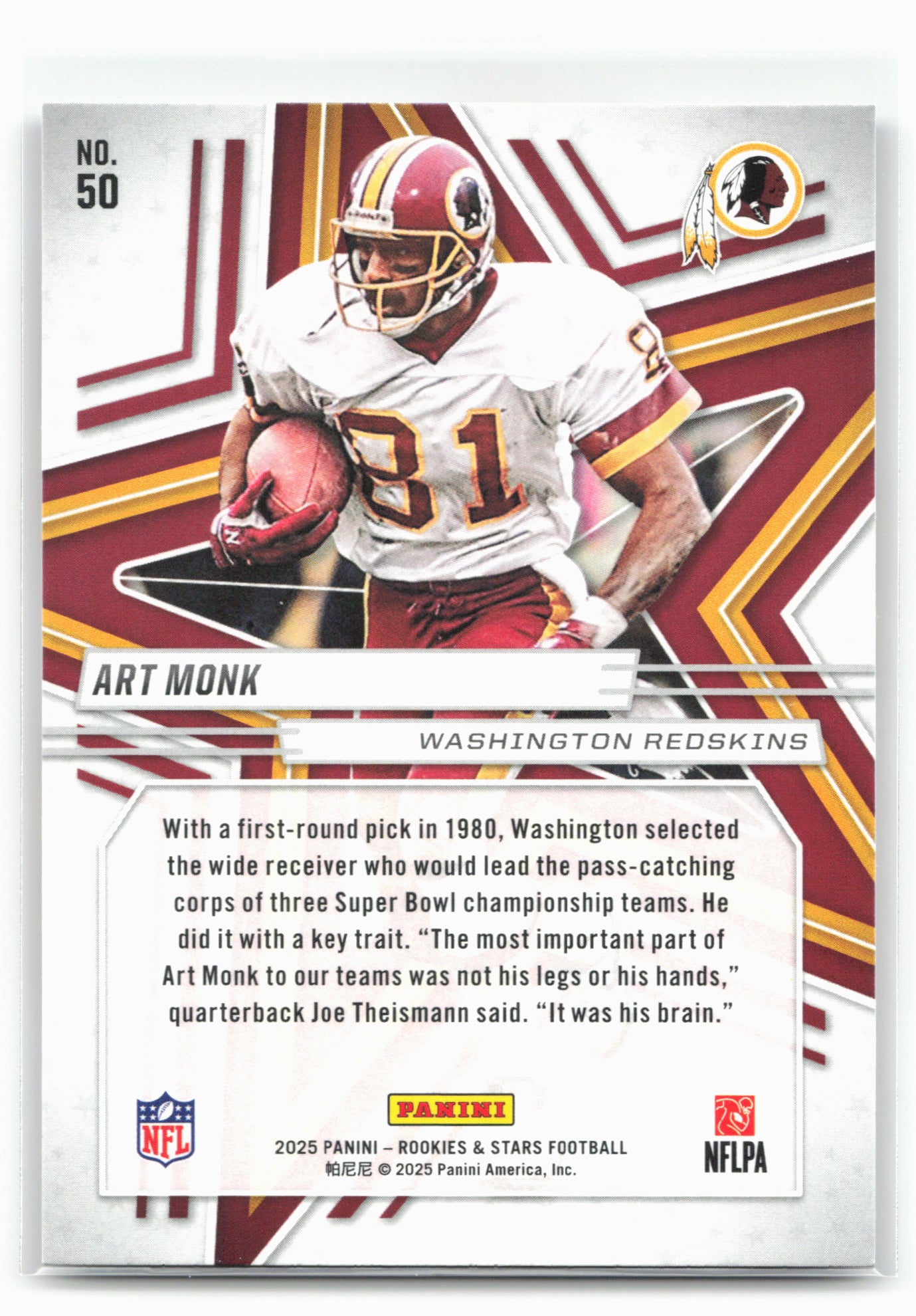 2025 Panini Rookies & Stars #50 Art Monk