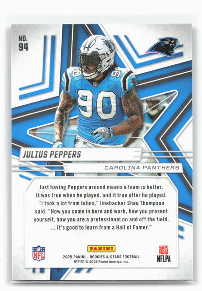 2025 Panini Rookies & Stars #94 Julius Peppers Purple #/999