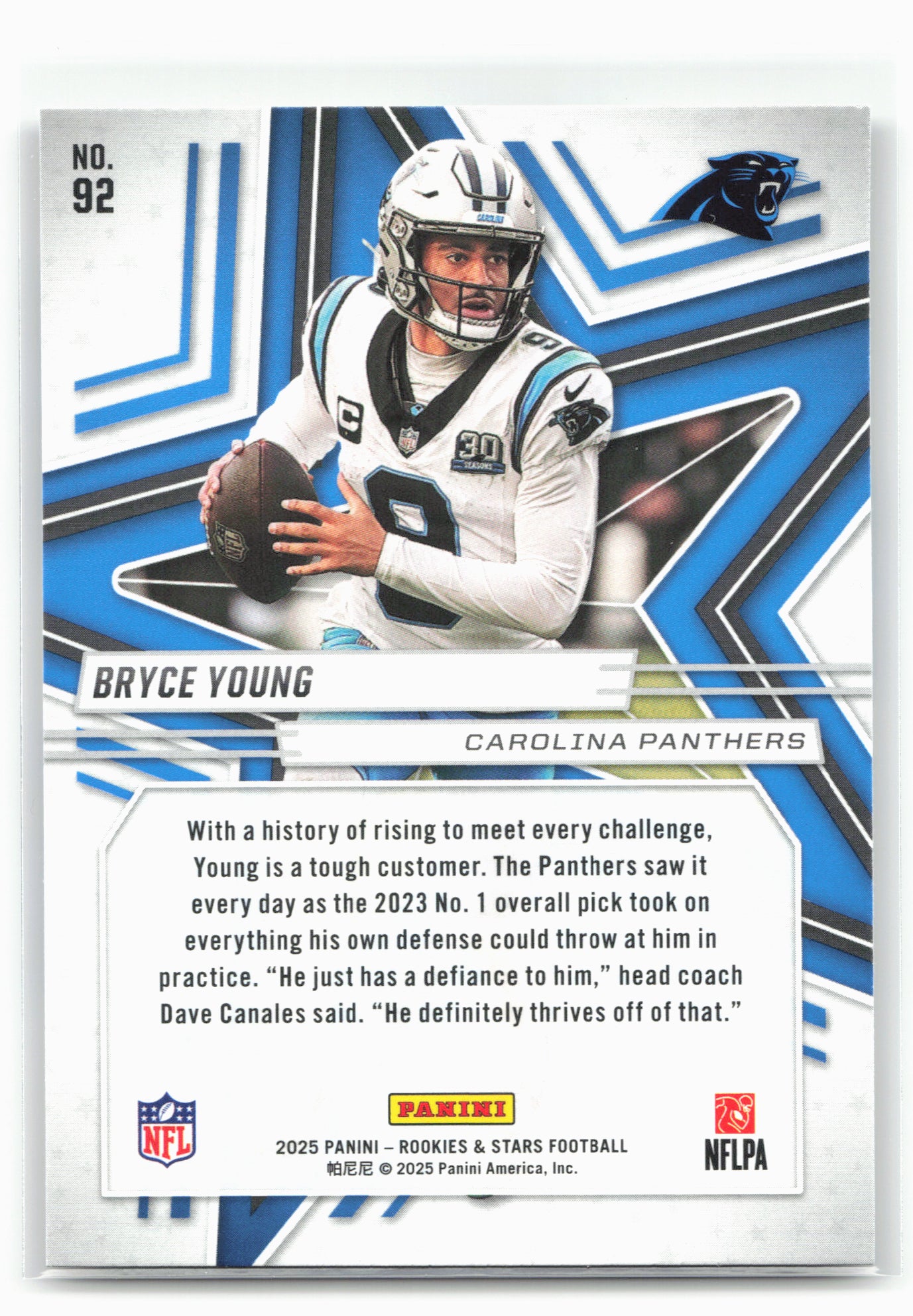 2025 Panini Rookies & Stars #92 Bryce Young