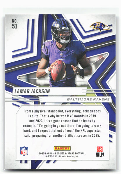 2025 Panini Rookies & Stars #51 Lamar Jackson