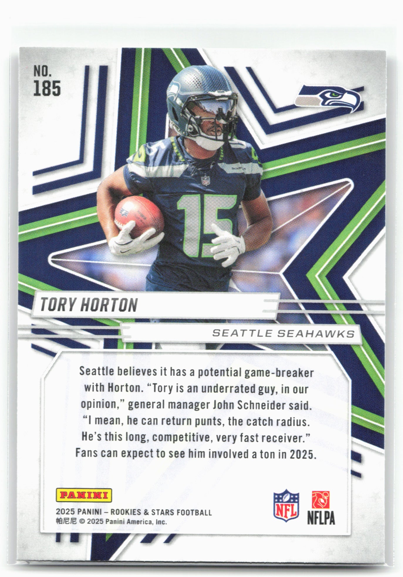 2025 Panini Rookies & Stars #185 Tory Horton