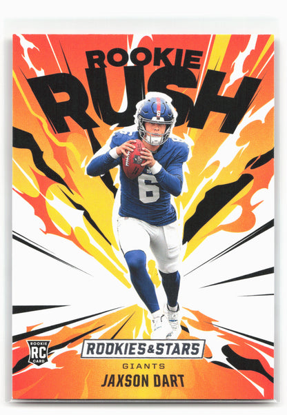 2025 Panini Rookies & Stars #6 Jaxson Dart Rookie Rush