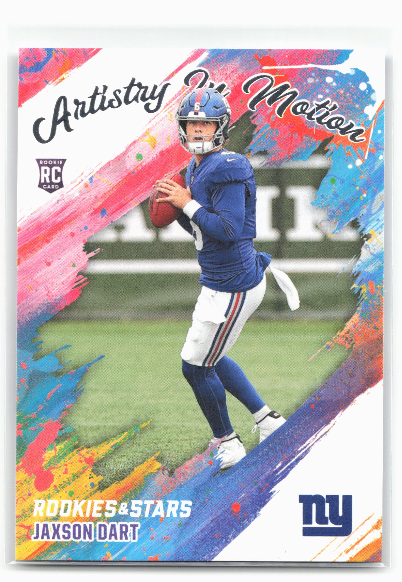 2025 Panini Rookies & Stars #16 Jaxson Dart Artistry in Motion