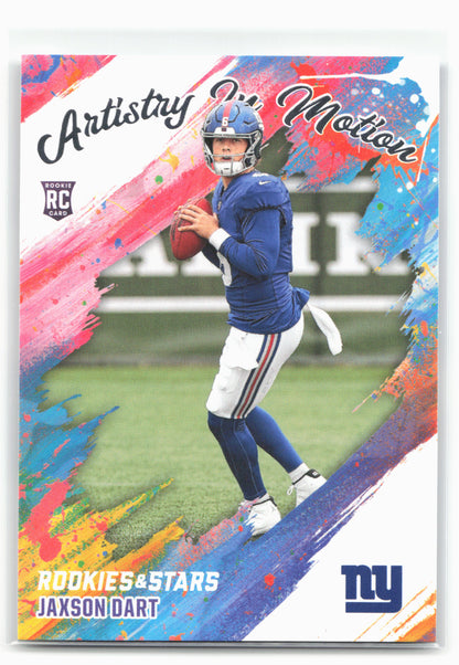 2025 Panini Rookies & Stars #16 Jaxson Dart Artistry in Motion