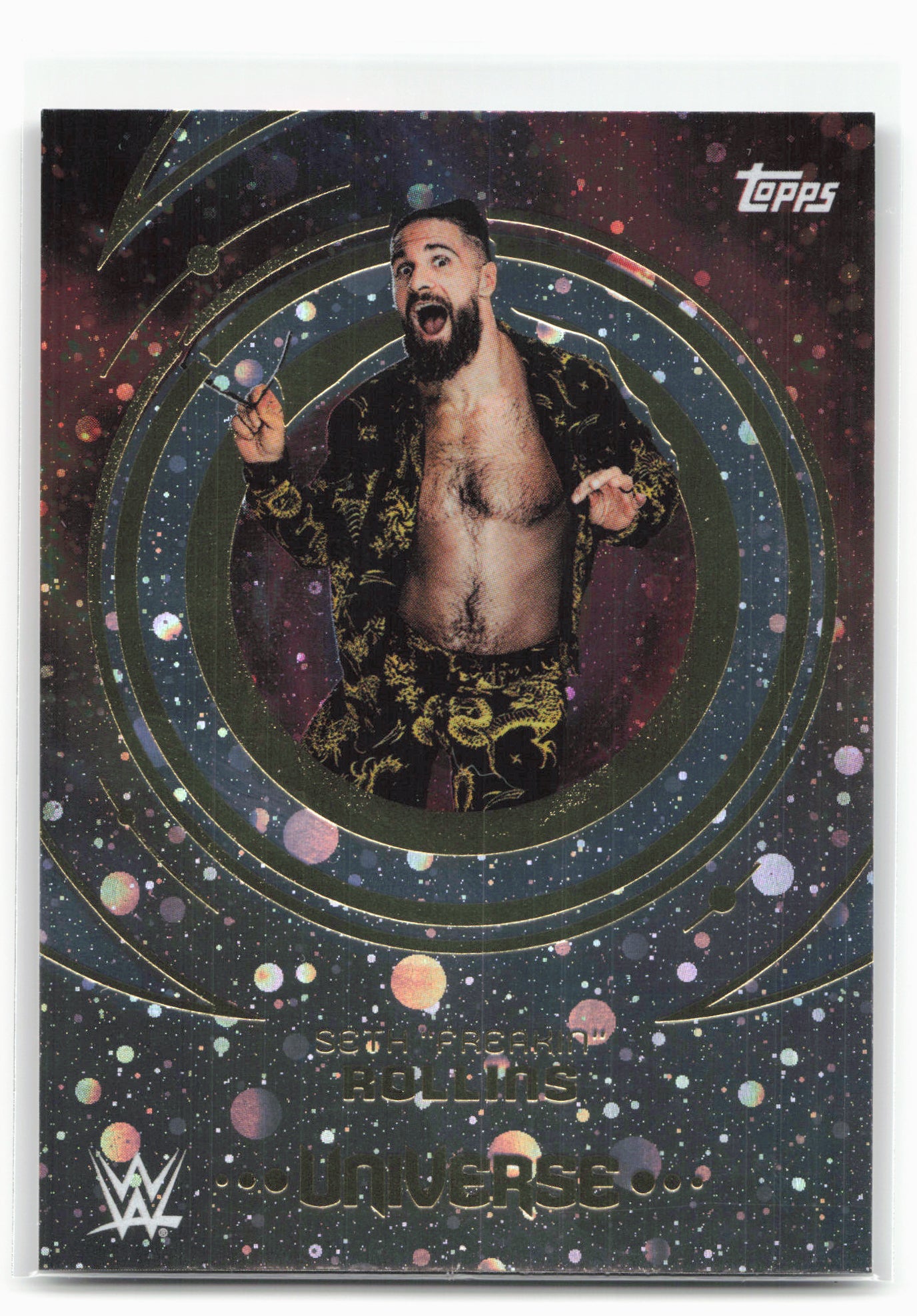 2025 Topps Universe WWE #12 Seth "Freakin" Rollins Galaxy