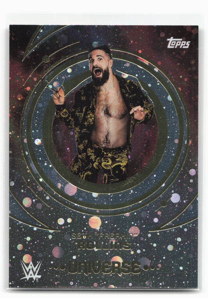2025 Topps Universe WWE #12 Seth "Freakin" Rollins Galaxy