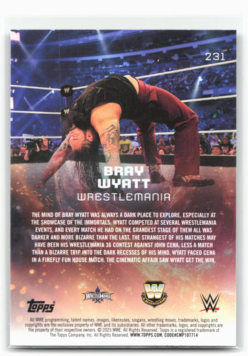 
2025 Topps Universe WWE #231 Bray Wyatt