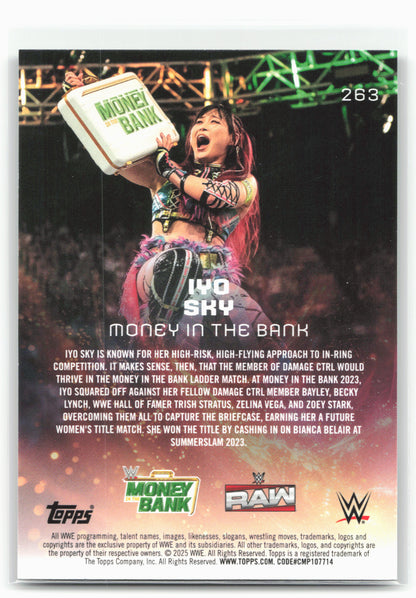 2025 Topps Universe WWE #263 Iyo Sky