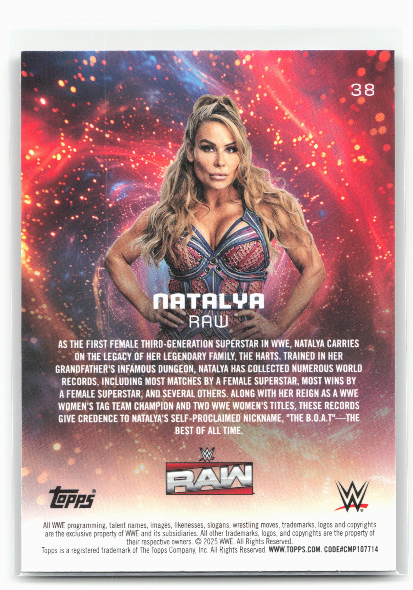 2025 Topps Universe WWE #38 Natalya