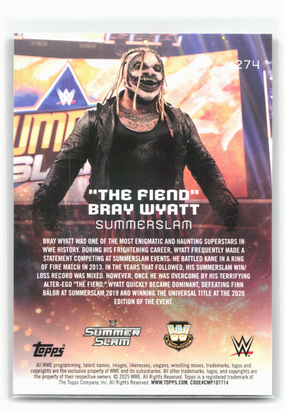 2025 Topps Universe WWE #274 "The Fiend" Bray Wyatt