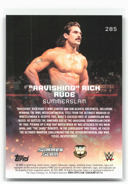 2025 Topps Universe WWE #285 "Ravishing" Rick Rude