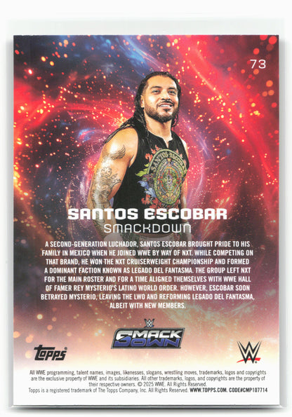 2025 Topps Universe WWE #73 Santos Escobar