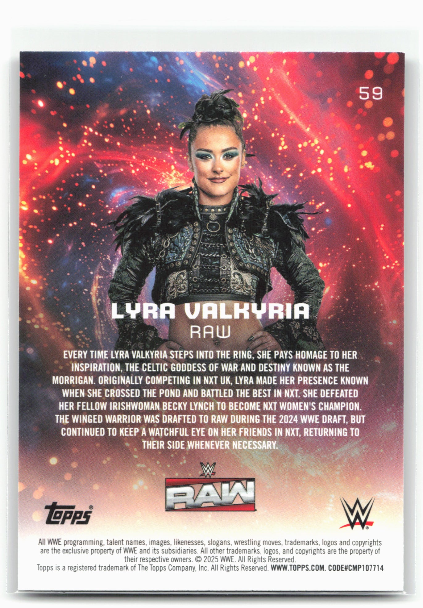 2025 Topps Universe WWE #59 Lyra Valkyria