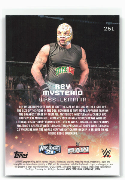 2025 Topps Universe WWE #251 Rey Mysterio