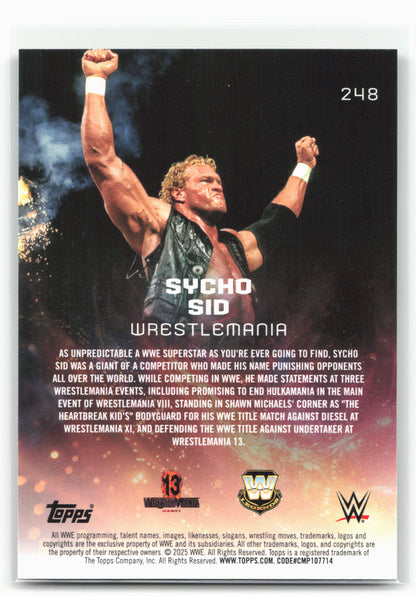 2025 Topps Universe WWE #248 Sycho Sid