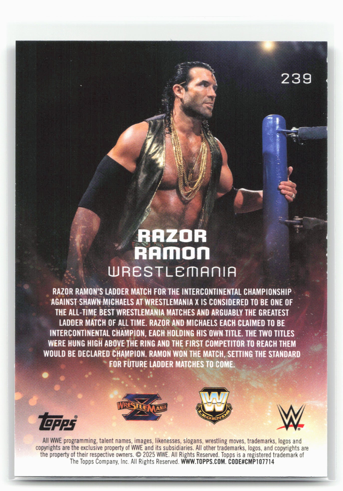2025 Topps Universe WWE #239 Razor Ramon