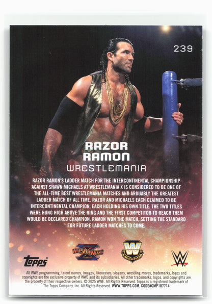2025 Topps Universe WWE #239 Razor Ramon