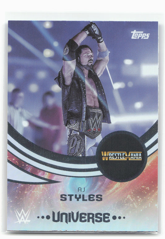 2025 Topps Universe WWE #225 AJ Styles