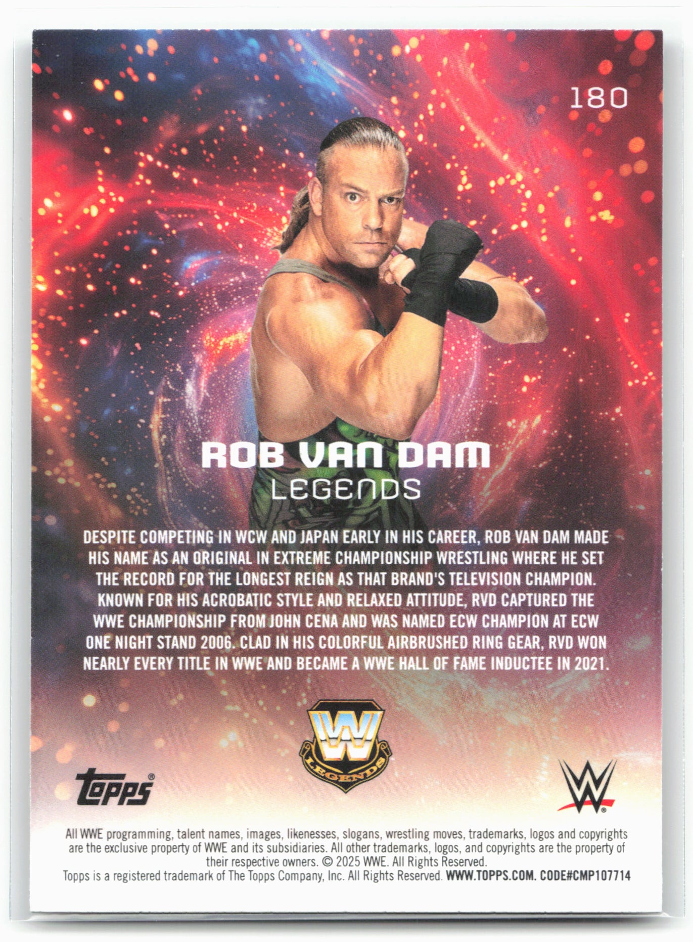 2025 Topps Universe WWE #180 Rob Van Dam
