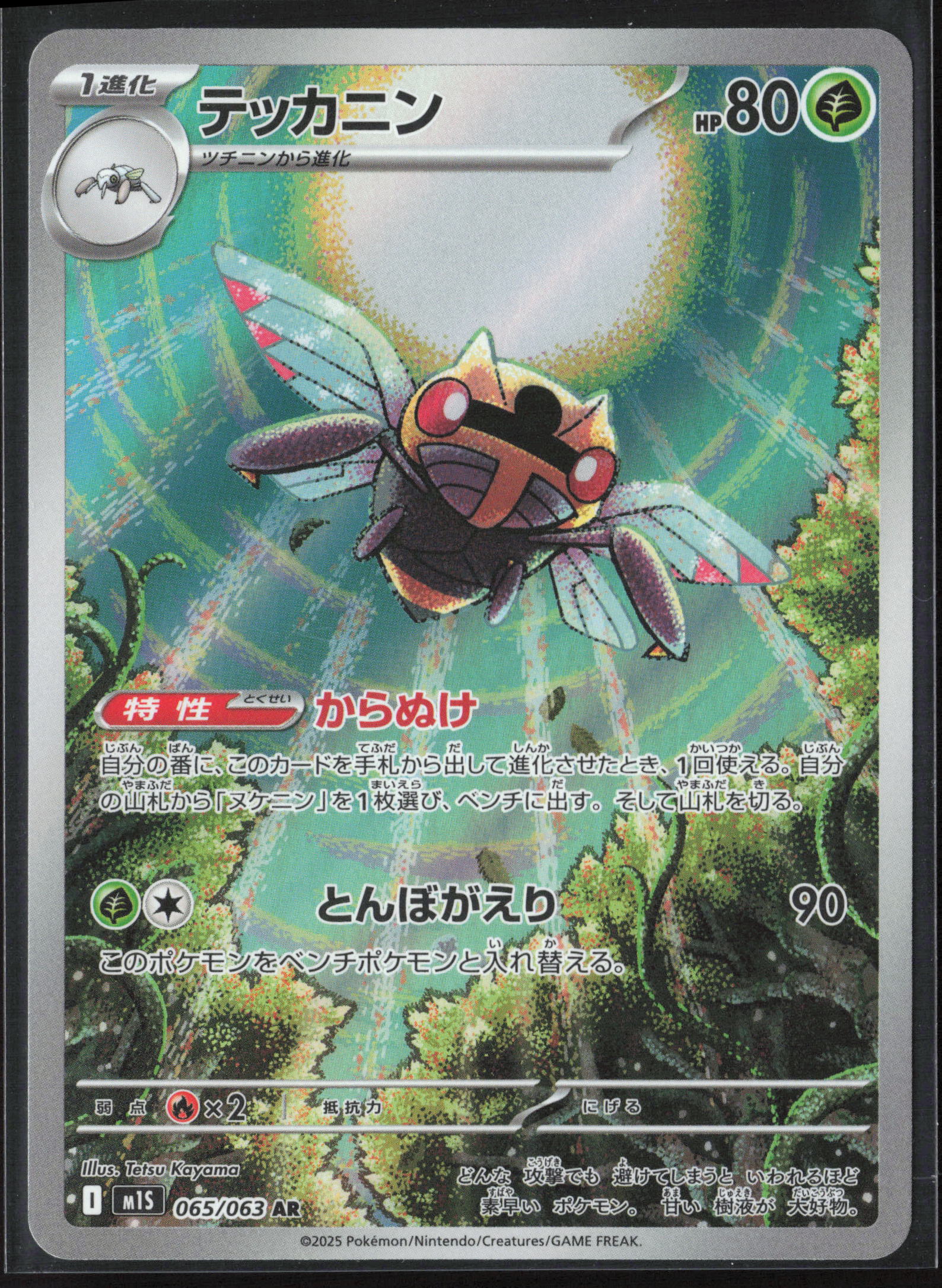 #065/063 Ninjask Holo 27189