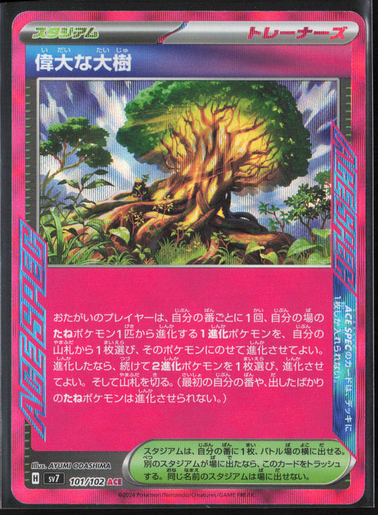 SV7: Stellar Miracle #101/102 Great Big Tree Holo 27224