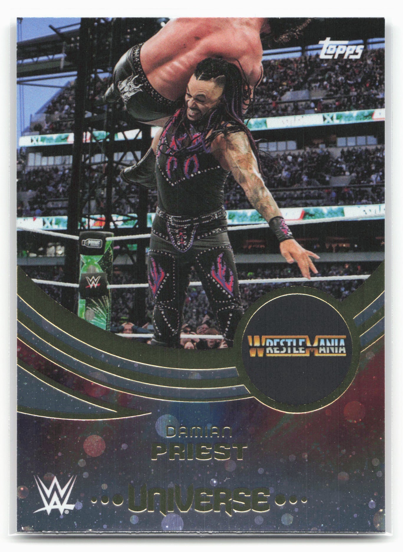 2025 Topps Universe WWE #258 Damian Priest Galaxy