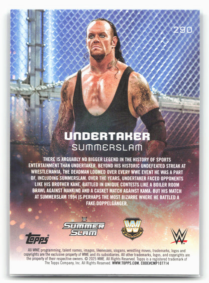 2025 Topps Universe WWE #290 Undertaker Galaxy