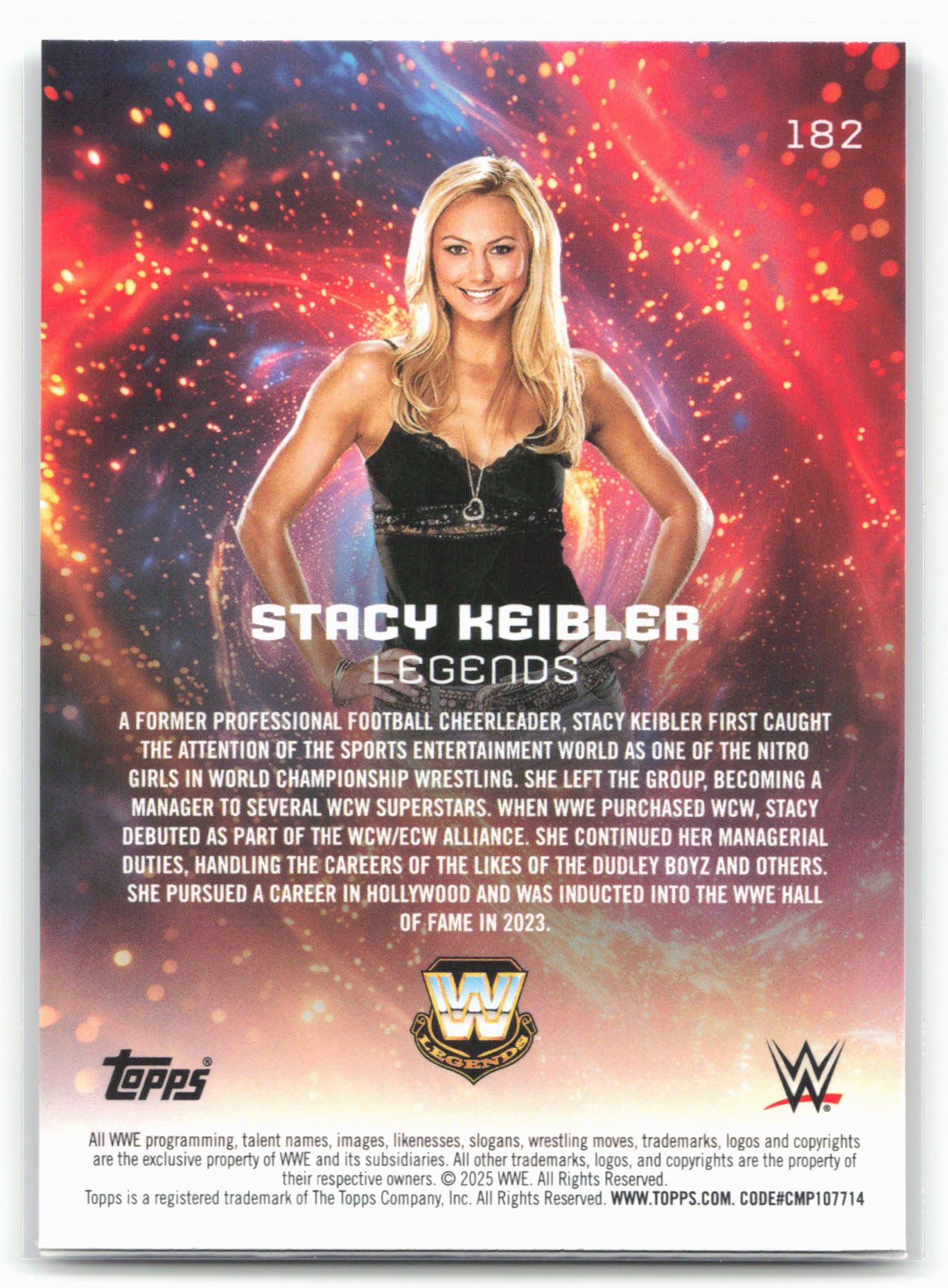 2025 Topps Universe WWE #182 Stacy Keibler