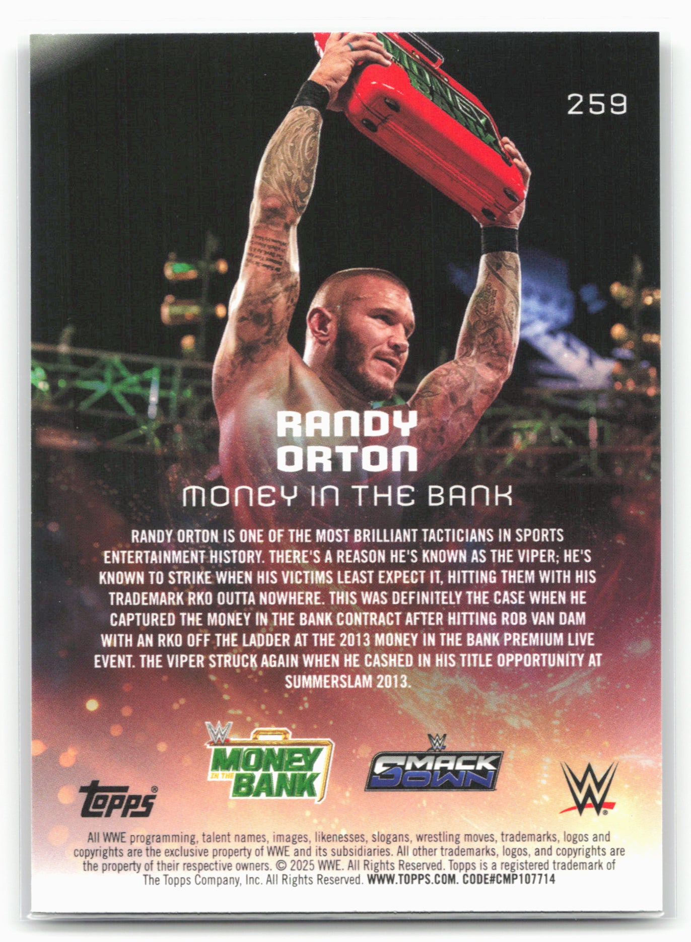 2025 Topps Universe WWE #259 Randy Orton 27255
