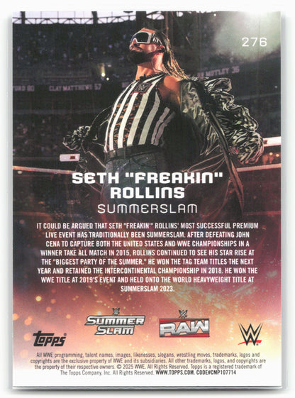 2025 Topps Universe WWE #276 Seth "Freakin" Rollins