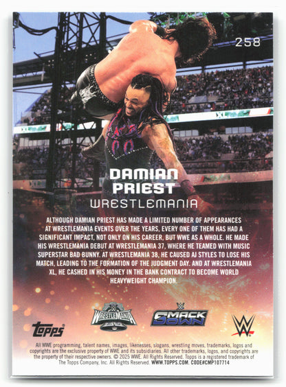 2025 Topps Universe WWE #258 Damian Priest