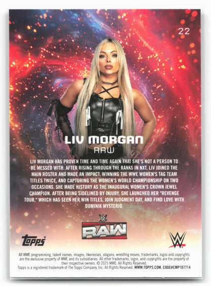 2025 Topps Universe WWE #22 Liv Morgan 27268