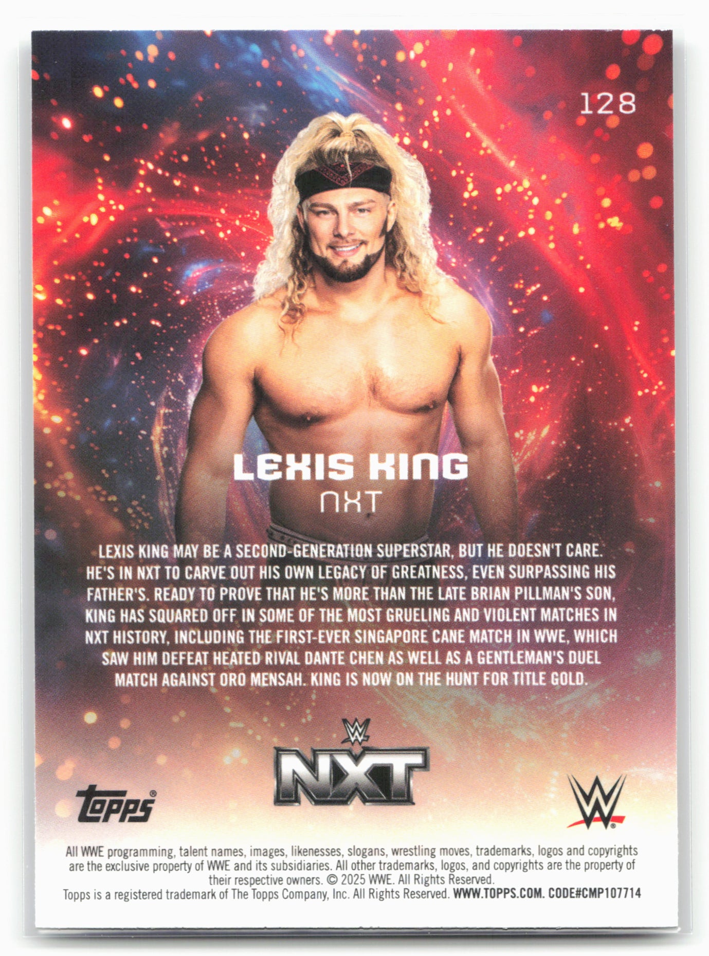 2025 Topps Universe WWE #128 Lexis King